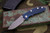 Rick Hinderer Knives XM-18 3.0" Slicer Non-Flipper Knife Blue/Black G10, Working Finish