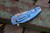 Rick Hinderer Knives Jurassic Slicer Black G10 3.3" Magnacut Stonewash Blue