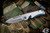 Medford Proxima Folding Flipper Knife Blue/Silver Titanium 3.9" Tumbled Drop Point