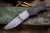 Tim Wilson Custom Gents Carbon Fiber Linerlock 3" Damascus (Preowned)