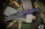 Stroup Knives TU3 "The Viking" Fixed Blade Knife Purple G10 4.75" Acid Wash Carved Wharncliffe