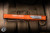 Heretic Knives "Colossus" OTF Orange Aluminum 3.5" Drop Point Stonewash H039-2A-ORG
