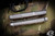 Reate EXO-M Gravity Knife Titanium/Burlap Micarta 2.95" Tanto Edge SW