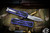 Heretic Knives "Colossus" OTF Purple Aluminum 3.5" Drop Point Stonewash H039-2A-PU