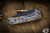 Medford Slim Midi Folding Knife Violet "Jasmine Fields" Sculpted Titanium 3.25" PVD Drop Point