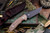 Rick Hinderer Emmett Natural Micarta Fixed Blade Knife 3.83" Bowie Battle Black