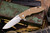 Rick Hinderer Knives XM-18 3.5" Skinny Knife Coyote G10, Slicer Stonewash Magnacut