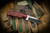 Dawson Knives Deep Notch Fixed Blade Red Black G10 3.25" 3V (Preowned)