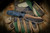 Dawson Knives Javalina Fixed Blade Blue Black G10 4.2" 3V (Preowned)