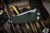 Medford Smooth Criminal Flipper Button Lock Knife Hunter Green 3" Tumbled Drop Point (PreOwned)