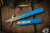 Microtech Dirac OTF Automatic Knife Blue 3" Dagger Stonewash Apocalyptic 225-10APBL