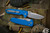 ProTech Rockeye Automatic Folding Knife Blue 3.4" S35VN Stonewash  LG301-BLUE