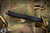 Marfione Custom Combat Troodon 3.8" Dagger Hot Blued Reptilian Damascus