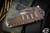 Medford Praetorian T Folding Knife Rose/Violet Sculpted "Dragon Skin" Titanium 3.75" Tanto Vulcan