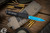 Microtech "Jedi Knight" Ultratech OTF Knife 3.4" Blue Dagger 122-1JK (Preowned)