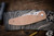 Three Rivers Manufacturing ATOM Folding Knife Natural Flat Micarta 3.5" Drop Point Stonewash
