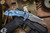 Rick Hinderer Knives XM-18 3.5" Fatty Wharncliffe Black G10, Stonewash Blue, Magnacut