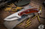 Buck Alpha Hunter 3.75" Fixed Blade Knife Dymond Wood Handles, Satin ATS-34 ( PreOwned )