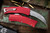 Heretic Knives "Roc" Red OTF Automatic Knife 3" Stonewash H060-2A-RED