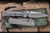 Chris Reeve Knives Large Inkosi Folding Knife Sandblasted Titanium, Blue Accents 3.6" MagnaCut Insingo Stonewash LIN-1022
