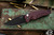 Medford Smooth Criminal Automatic Folding Knife Red 3" Drop Point PVD Black