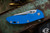 Rick Hinderer Knives XM-18 3.5" Fatty Wharncliffe Blue G10, Stonewash Bronze