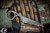 Bastinelli Knives Custom "KARMA" Fixed Blade Knife 2.5" Magnacut Kiridashi Dark Stonewash/Satin