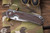 Chris Reeve Knives Large Sebenza 31 Natural Canvas Micarta Knife 3.6" S45VN Drop Point L31-1212 (Preownec)