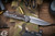 Chris Reeve Knives Large Sebenza 31 Natural Canvas Micarta Knife 3.6" S45VN Drop Point L31-1212 (Preownec)