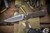 Chris Reeve Knives Large Sebenza 31 Natural Canvas Micarta Knife 3.6" S45VN Drop Point L31-1212 (Preownec)
