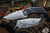Reate Tashi Bharucha T3500 Flipper Knife Titanium/Black Camo FatCarbon Inlay 3.5" M390 Satin