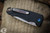 Medford Smooth Criminal Automatic Folding Knife Black 3" Drop Point Tumbled