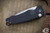 Medford Smooth Criminal Automatic Folding Knife Black 3" Drop Point Tumbled