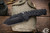 Medford Praetorian Ti "Predator" Sculpted PVD Knife 3.75" Tanto PVD Black