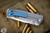 Chaves Knives Ultramar Redencion Street Titanium Framelock, Blue Clip, 3.25" Drop Point