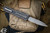  Hawk Knives Deadlock Model C Tumbled Titanium/Carbon Fiber Inlay 3.5" Stonewash Dagger