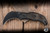 Bastinelli Knives Primal Fixed Blade Knife Black Canvas Micarta 2.5" N690 PVD