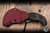 Bastinelli Knives Primal Fixed Blade Knife Black Canvas Micarta 2.5" N690 PVD
