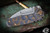Medford Micro Praetorian "T" Knife Violet/Bronze Sculpted "Stained Glass" 2.9" Tanto Tumbled