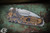 Medford Micro Praetorian "T" Knife Sculpted Violet/Bronze "Stained Glass" 2.9" Tanto Tumbled