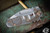 Medford Micro Praetorian "T"  Knife Tumbled Titanium "Bronze Laurel Filigree" 2.9" Tanto 