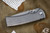 Chaves Knives Ultramar Redencion Street Titanium Folding Knife, Blue Skull Clip/Backspacer 3.25" Tanto