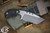 Blackside Customs/Strider Knives SLCC Carbon Fiber Fixed Blade Knife 3.75" Gray Matter