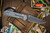  Chris Reeve Knives Large Sebenza 31 Unique Graphic Titanium 3.6" Drop Point Ladder Damascus L31-1404