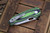 Three Rivers Manufacturing NERD Folding Knife Lime/Black G10 2.2" MagnaCut Stonewash
