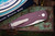 Three Rivers Manufacturing NEUTRON 2 Folding Knife Diamond Texture Merlot Micarta 3" Stonewash