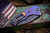 Medford Praetorian Genesis T Folding Knife Violet Flamed Titanium 3.3" Drop Point PVD