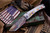 Medford Marauder-H Folding Knife Tumble/Flamed Titanium 3.75" Vulcan Tanto