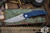 Shirogorov Ursus Quantium Folding Knife Dark Blue G10 3.75" Cromax PM Drop Point Stonewash