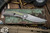 Shirogorov Ursus Quantum Folding Knife Titanium/Green G10 Inlay 3.75" Stonewash (SRBS)